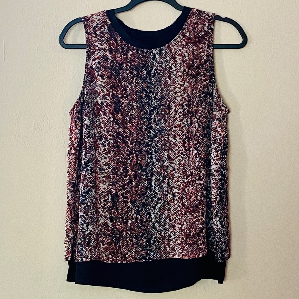 Mossimo Open Sheer Back Sleeveless Top